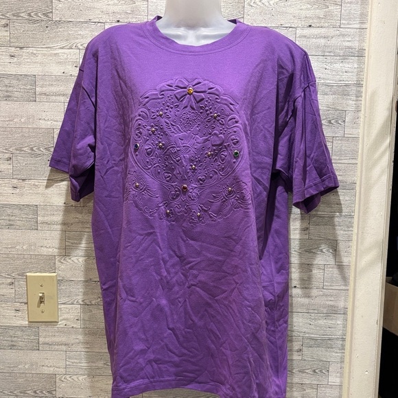 Kavio Tops - Kavio Purple Short Sleeve Tee